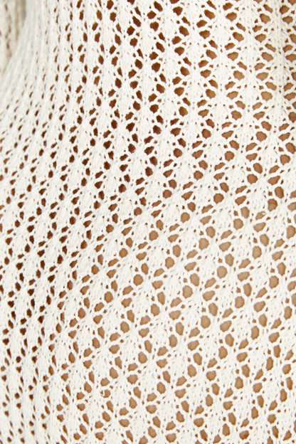 Sara - Verfijnde Witte Jurk