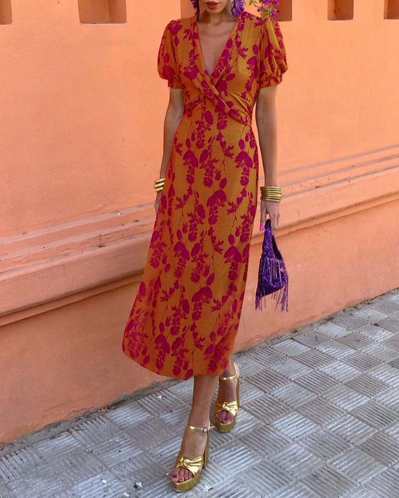 Brigitta | Elegant kjole med pufærmer