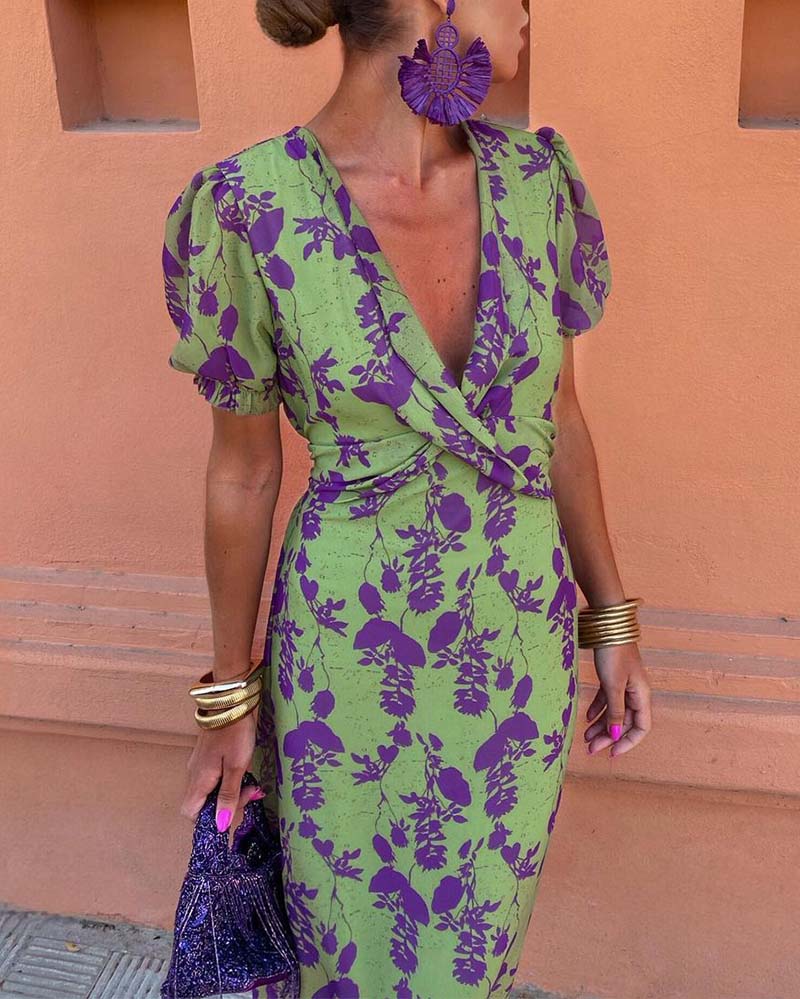 Brigitta | Elegant kjole med pufærmer